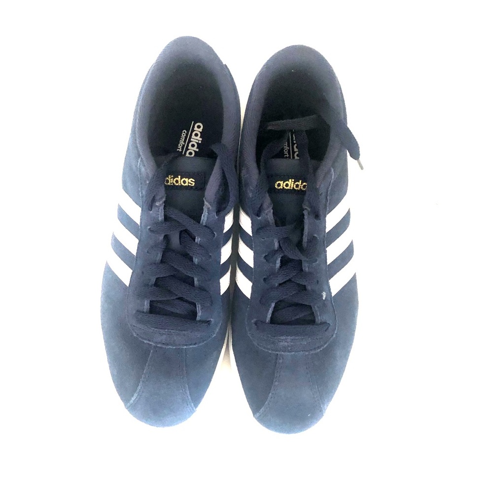 Adidas size 8 blue sneakers